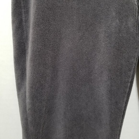 Hue leggings Small corduroy ribbed rib wale elastic pull on waist back pockets - Picture 5 of 13